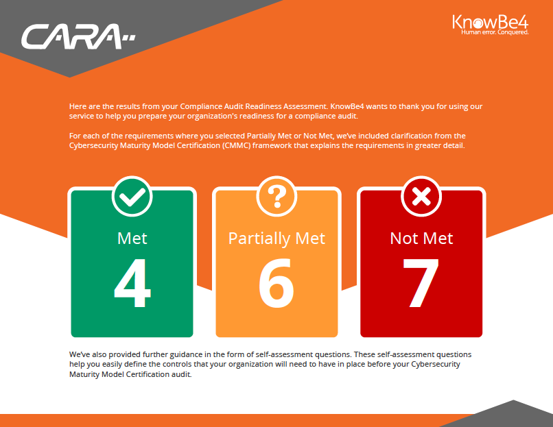 KnowBe4 Launches New Compliance Audit Readiness Assessment Tool