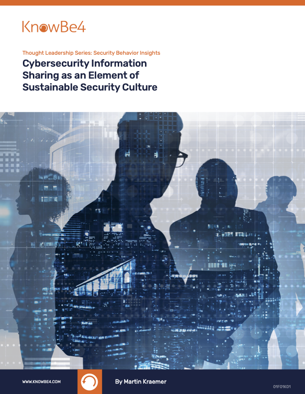 New KnowBe4 Report Reveals the Hidden Power of Information Sharing in Shaping an Organization’s Security Culture