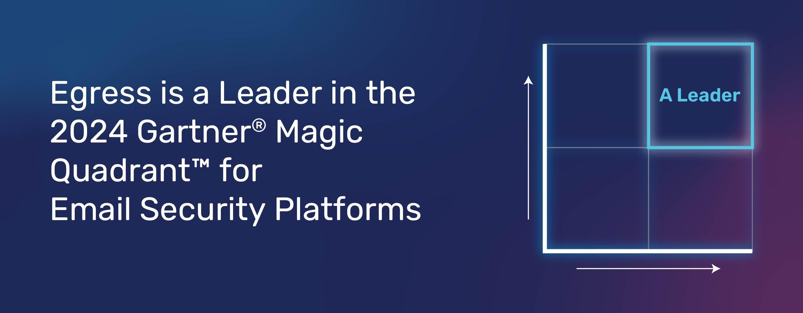 Egress, a KnowBe4 Company, Named a Leader in Gartner® First Magic Quadrant™ for Email Security Platforms