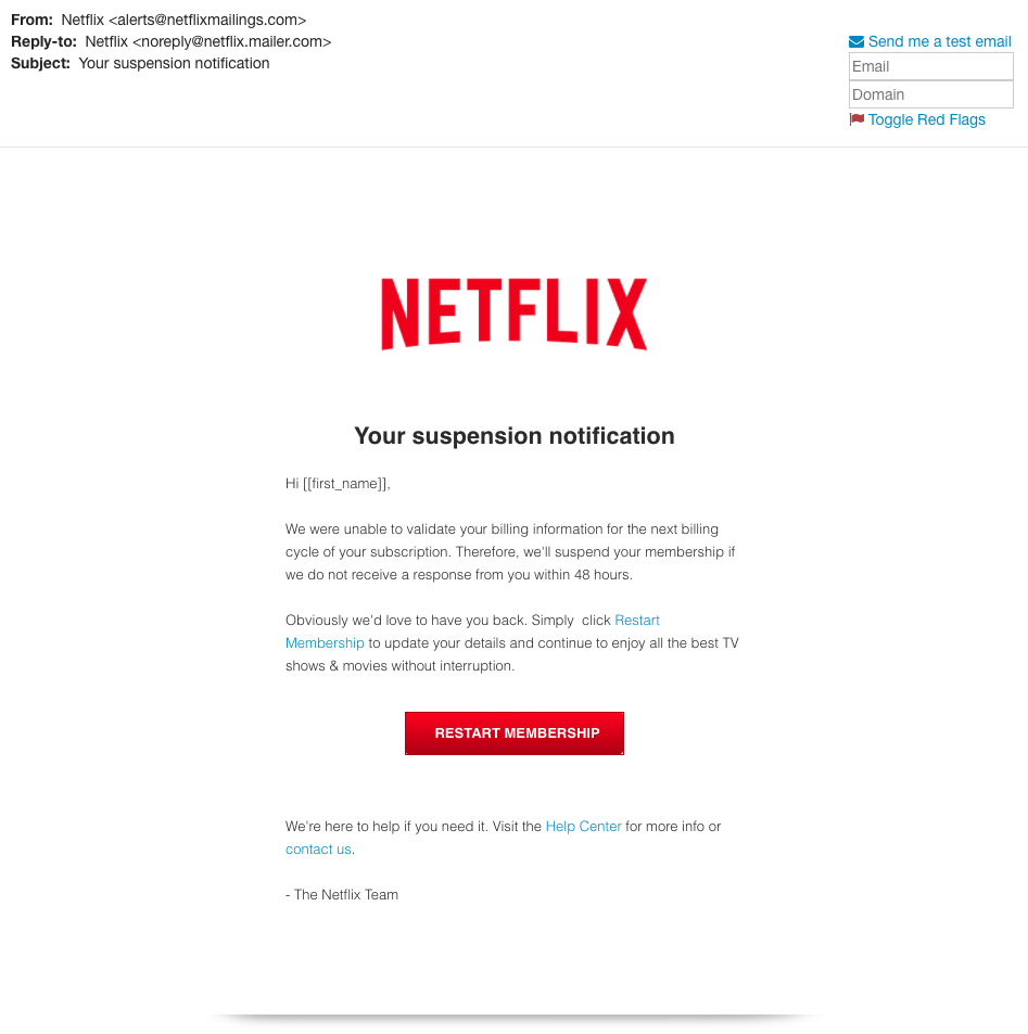 Scam Of The Week: Massive Netflix Phishing Campaign