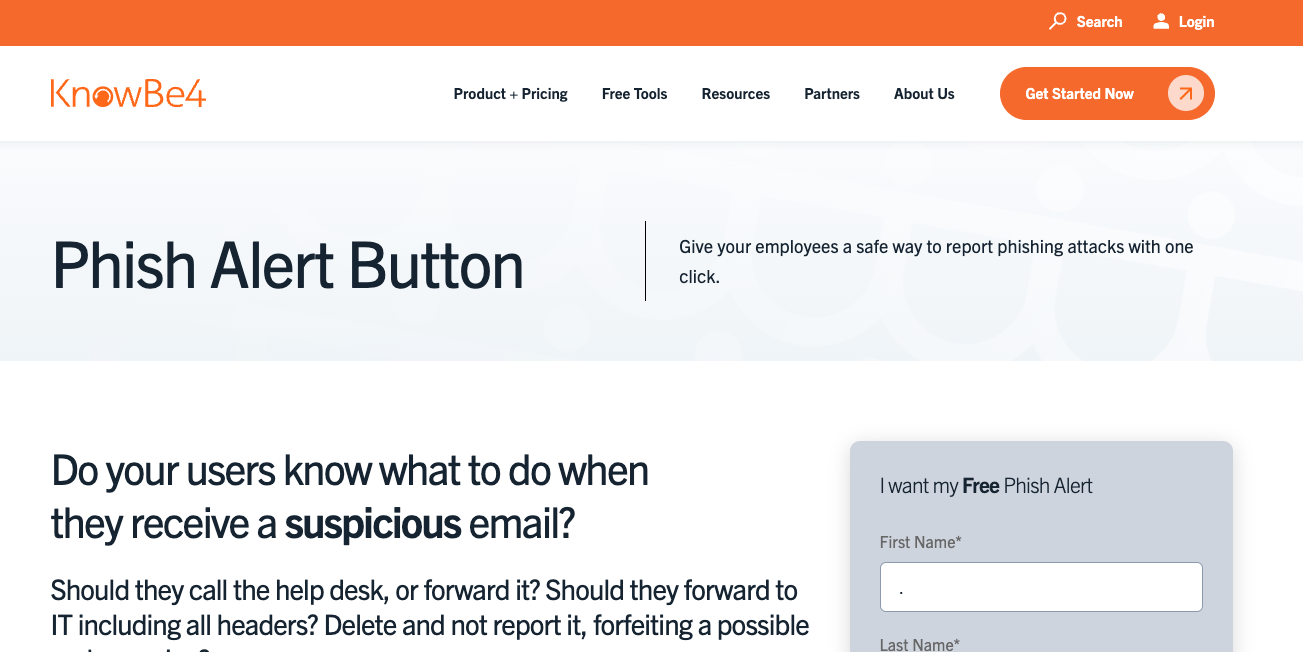 Phish Alert Button | KnowBe4